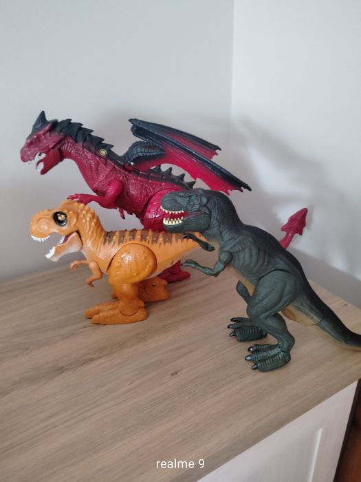 Dinozaury + smok intraktywne. Stan bdb