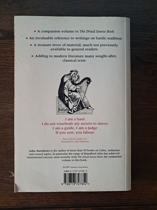 The Bardic Source Book - Edited and Selected by John Matthews
