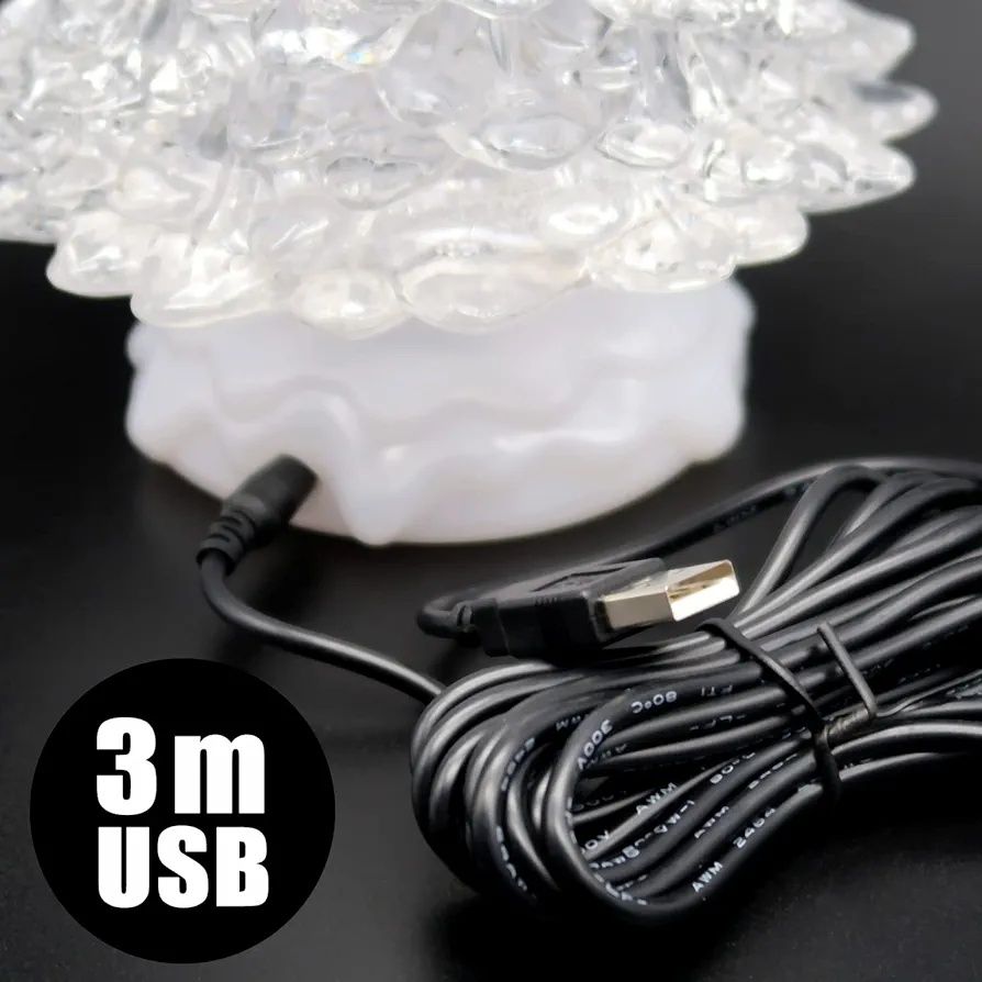 Tronje Choinka LED 22cm Choinka z timerem USB Choinka podświetlana