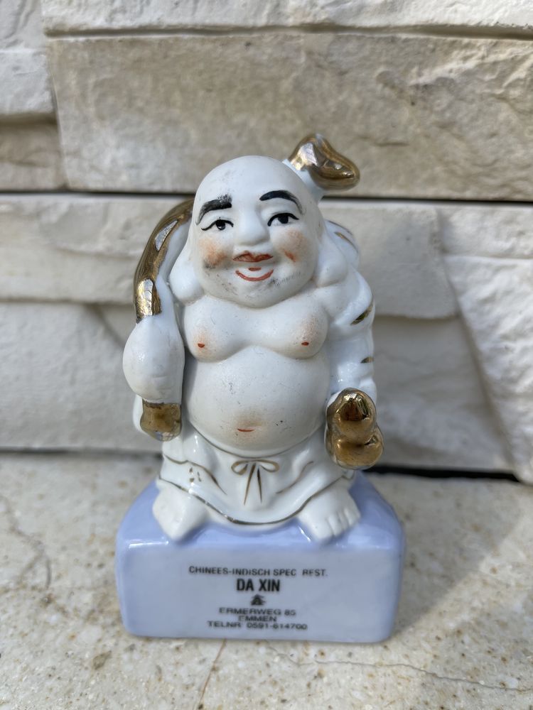 Oryginalny ceramiczny Budda sygnowany