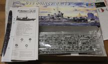 1:700 Trumpeter 05748 model krążownika ciężkiego USS Quincy CA-39