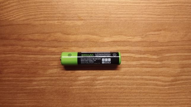 MicroUSB Акумулятор AAA Znter 1.5v 600mAh замість батарейок