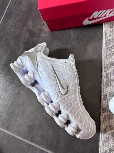 Buty meskie Mokasyny Nike_Shox_TL_White R.43