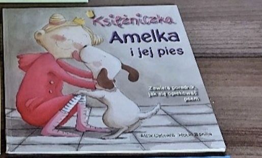 Książka książeczka Amelka i jej pies  Cabrera Aleix