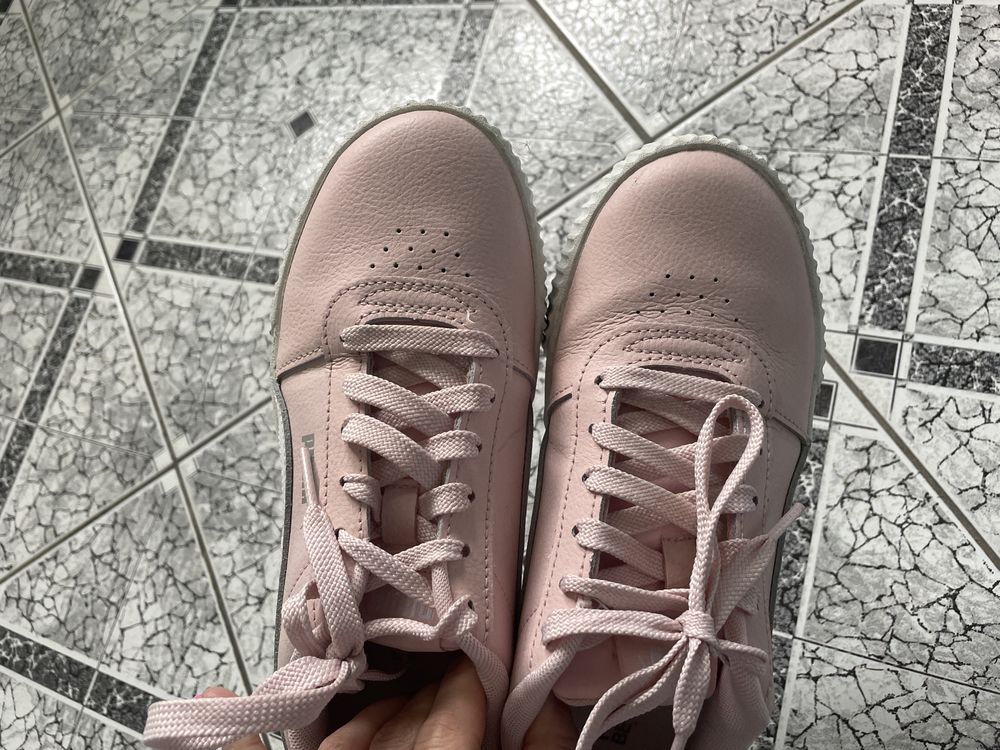 Buty puma cali różowe