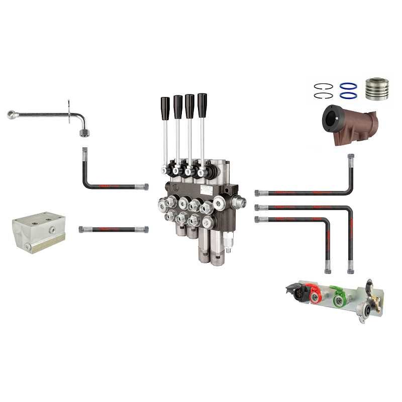 Innowacyjny zestaw hydraulika 3P C-360 rozdzielacz