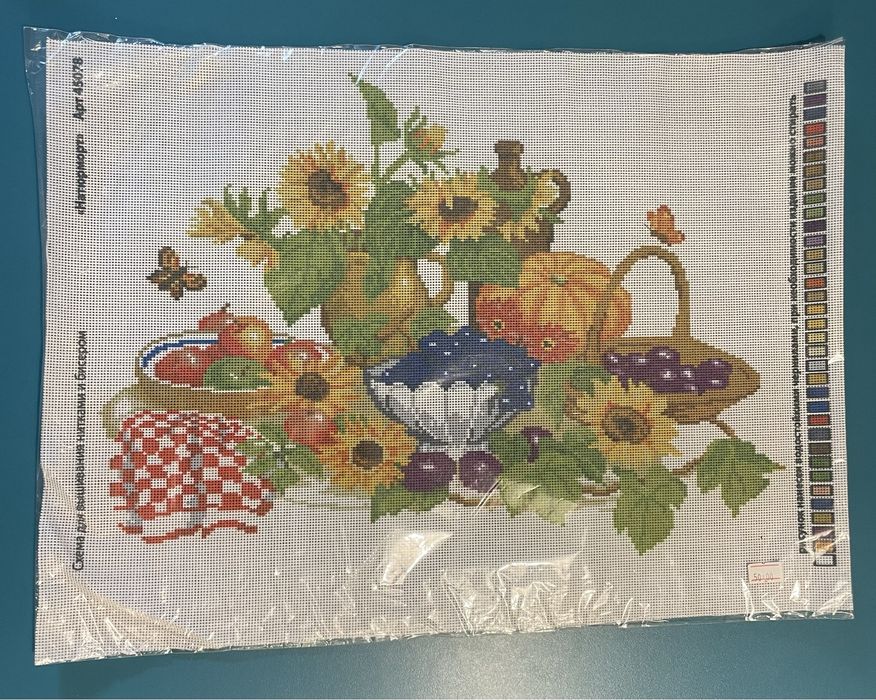 Вышивка канва с рисунком