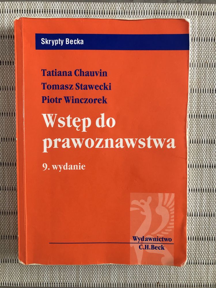 Wstęp do prawoznawstwa, książka