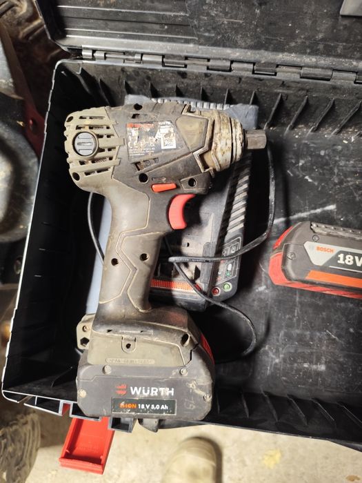 Klucz udarowy Bosch GDS 18 v-li Wurth ASS 18 1/2 wkrętarka gratis