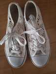 Sapatos Converse all star de renda/malha