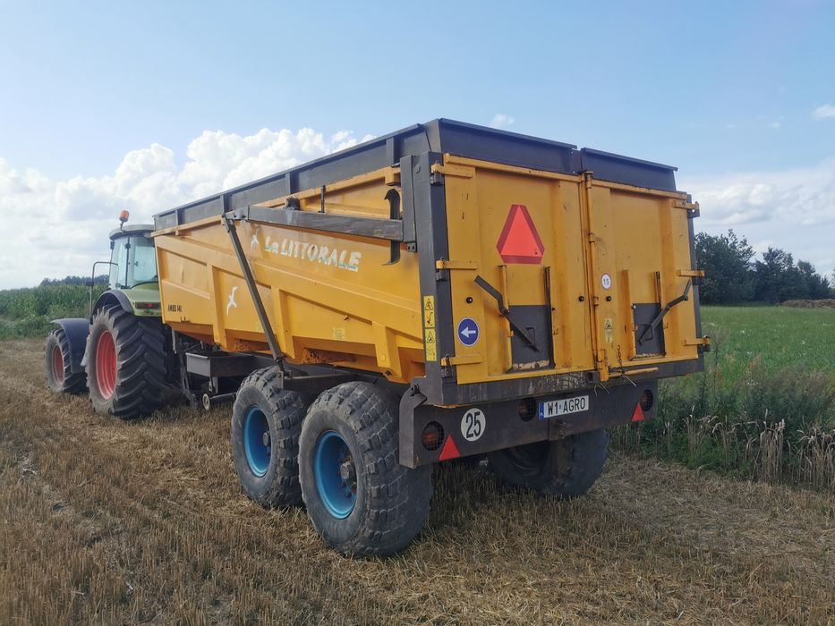 Przyczepa tandem skorupowa łódka 14 ton