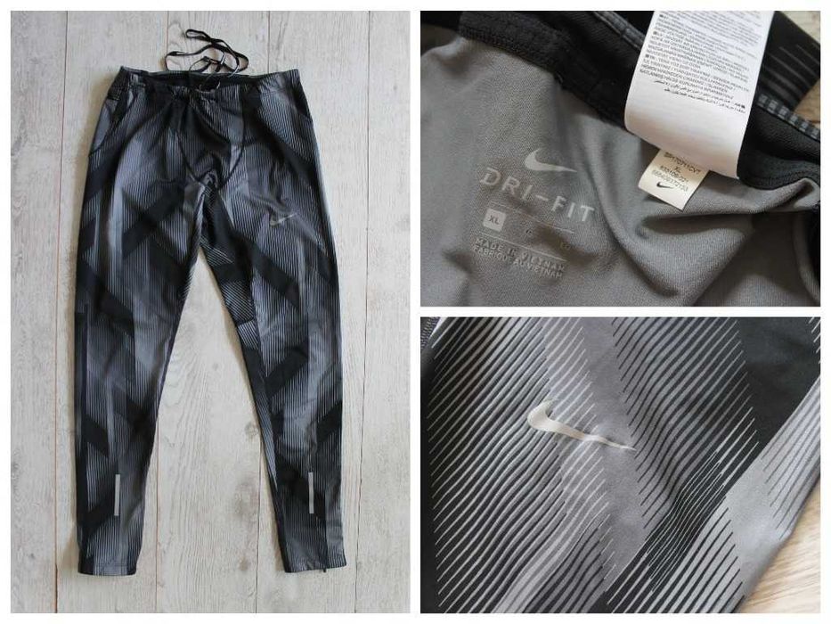 Мужские лосины-тайтсы Nike Running Оригинал М-Л для бега спортзала