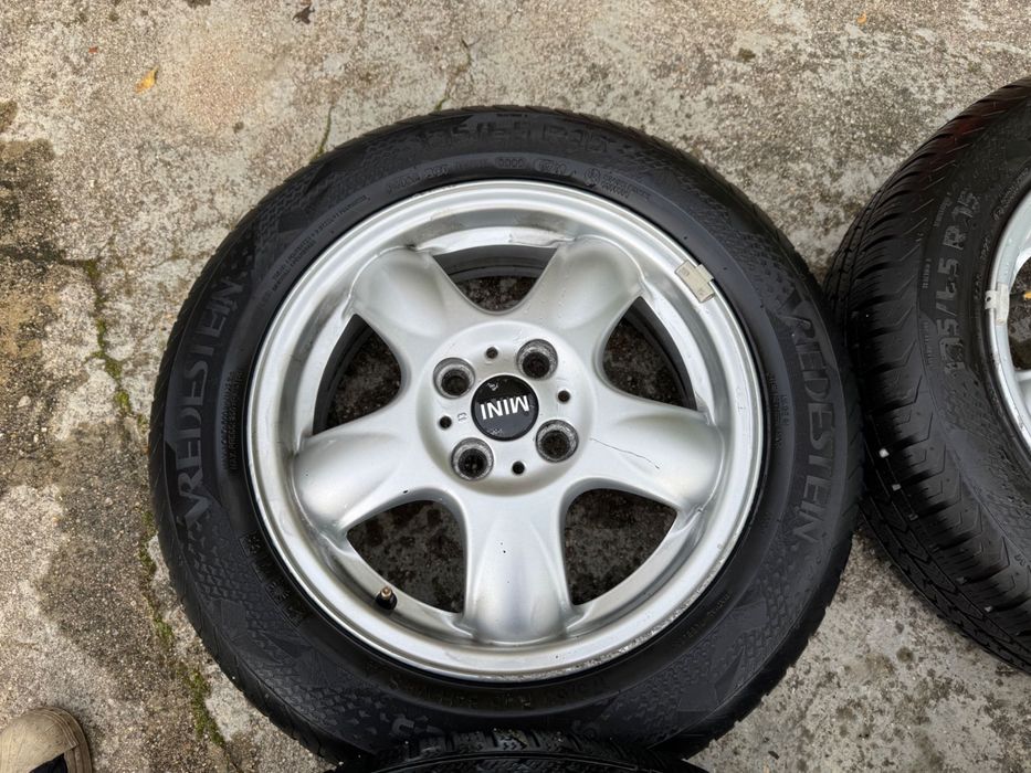 Jantes 15 4x100 Mini Cooper One com pneus
