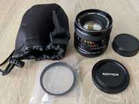 Konica Hexanon AR 50mm f/1.7 + adapter AR Sony E