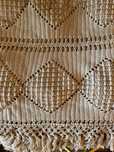 Colcha de Crochet feita à mão
