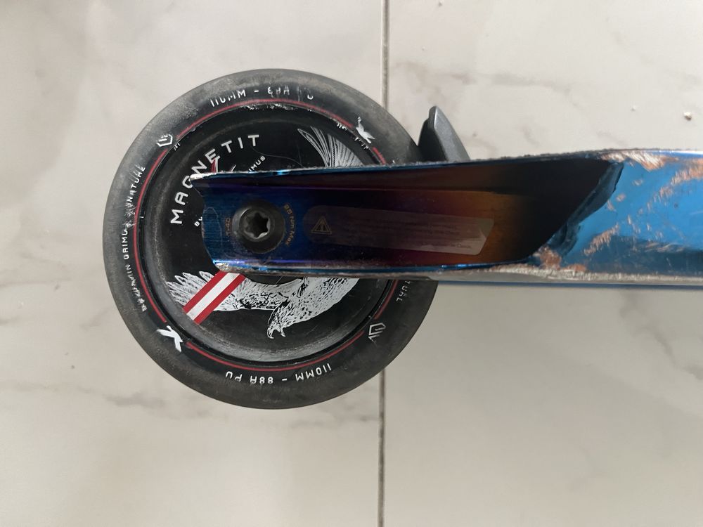 Hulajnoga wyczynowa custom build