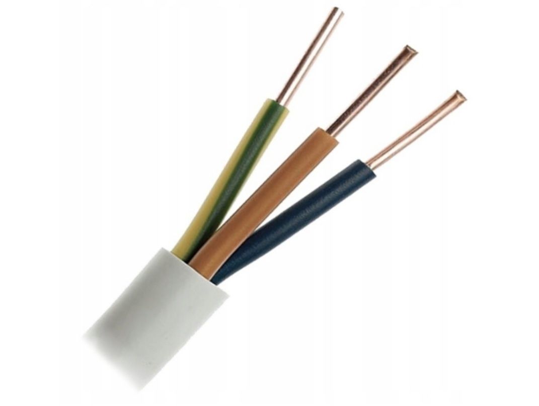 Kabel Przewód elektryczny YDY  3x1,5 okrągły
