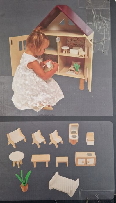 Drewniany domek dla lalek janod