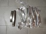 Puxadores inox armários cozinha