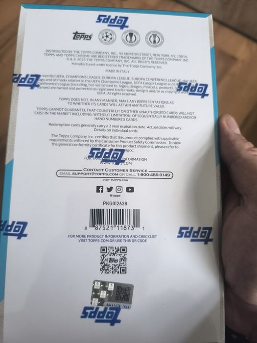 2022-23 Topps Chrome UCC - Hobby Lite box - 3 saszetki