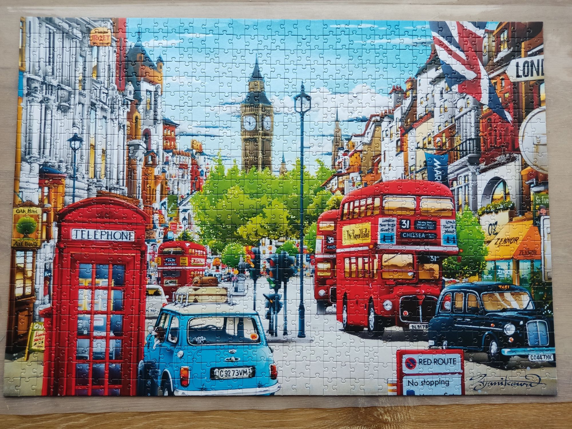Puzzle Trefl 1000 Ulice Londynu