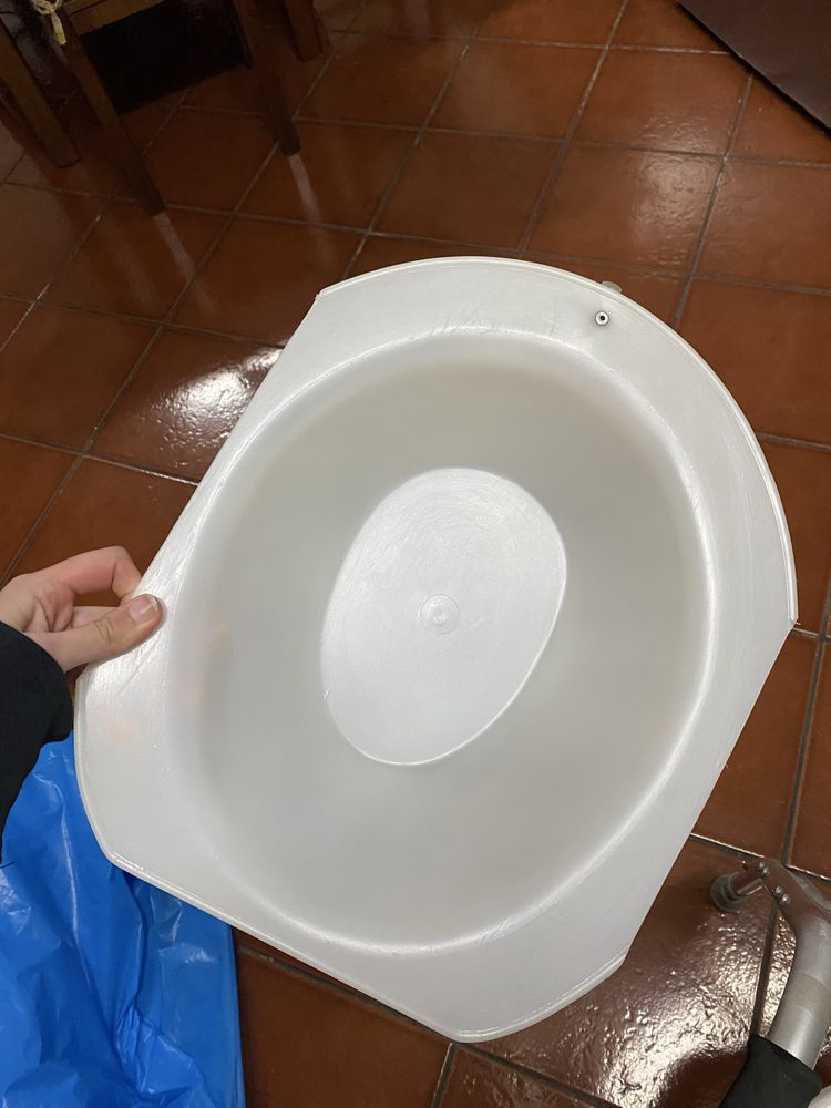 Cadeira sanitária alumínio
