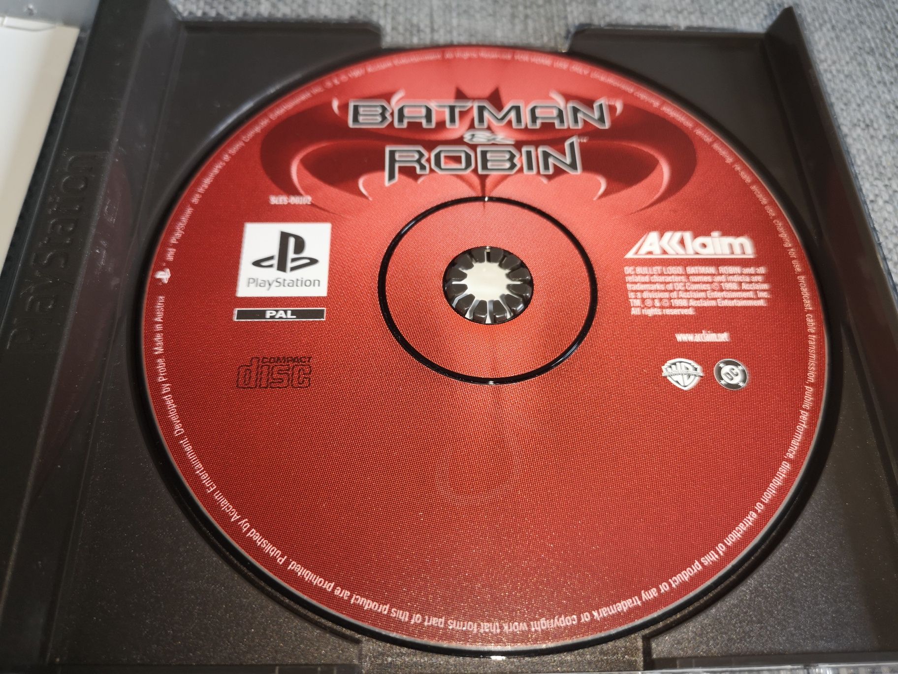 Batman & Robin PSX PS1 gra ANG (stan bdb) komplet SKLEP Ursus