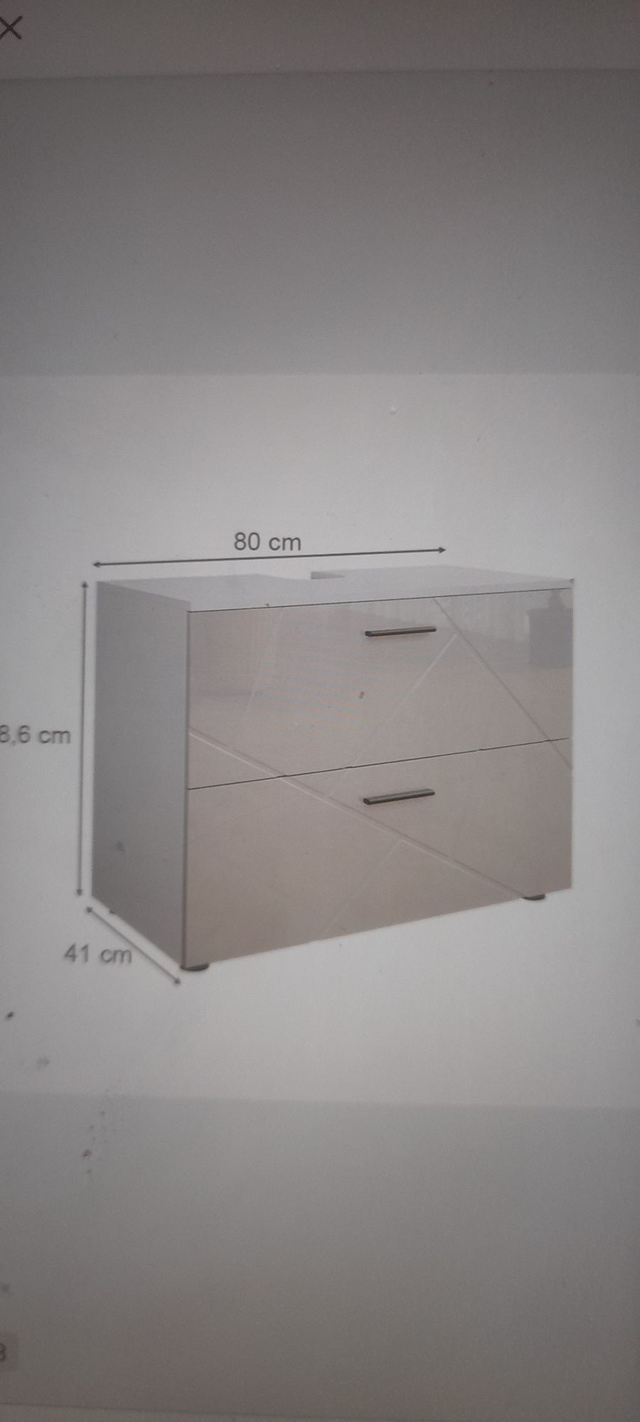 Szafka łazienkowa pod umywalkę