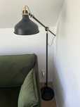 Lampa podlogowa ikea ranarp czarna