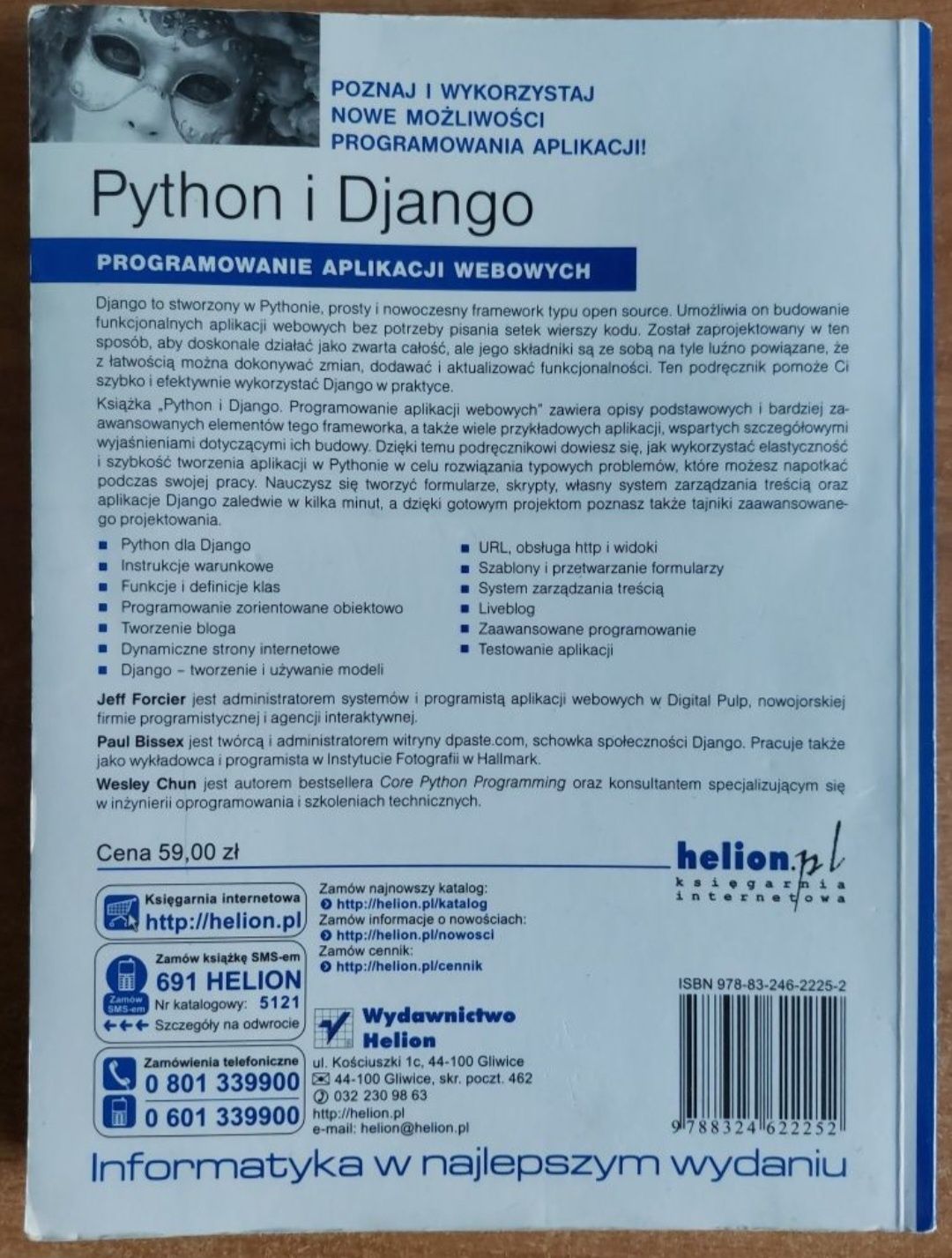 Python i Django Programowanie aplikacji webowych- J. Forcier, Bissex