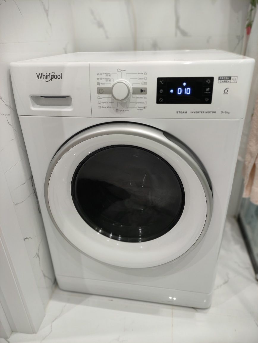 Пральна- сушильна машина Whirlpool FWDG 961483, made in Italy- 2022