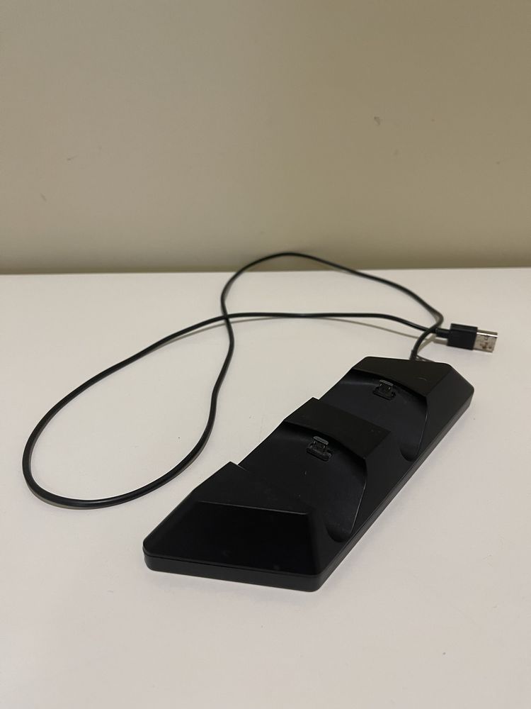 Comando PS4 + Suporte c/carreganento