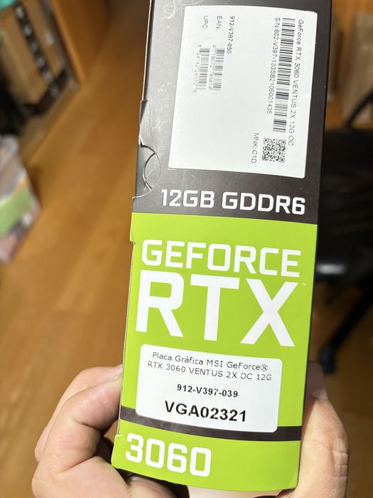 PLACA GRAFICA MSI RTX 3060 Ventus 2X 12GB OC