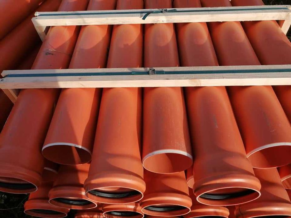 Rura kanalizacyjna SN8 pcv 110x3,2 oranż I GATUNEK Rury DN110