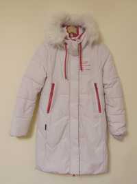 Пальто зимове біле для дівчини 10-12 років TAILANG