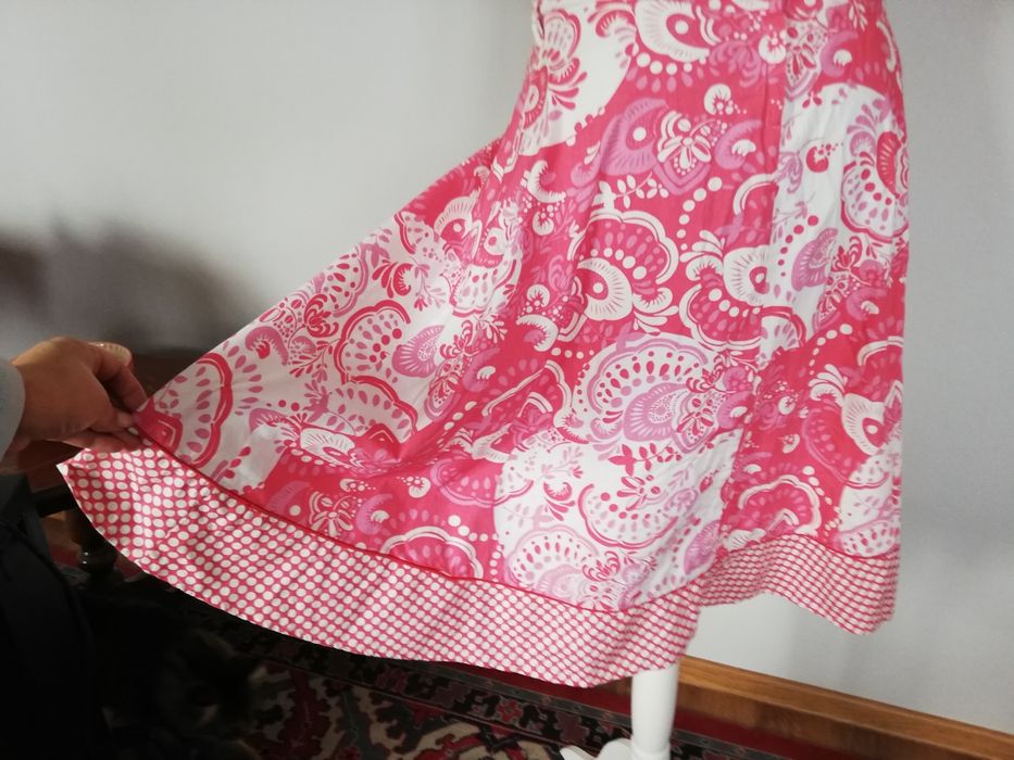 Sukienka pin up kropki kwiaty New look rozmiar l