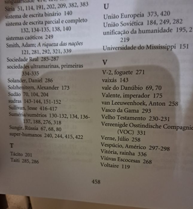 Livro "Uma Breve História da Humanidade" 38°Edição 2018.