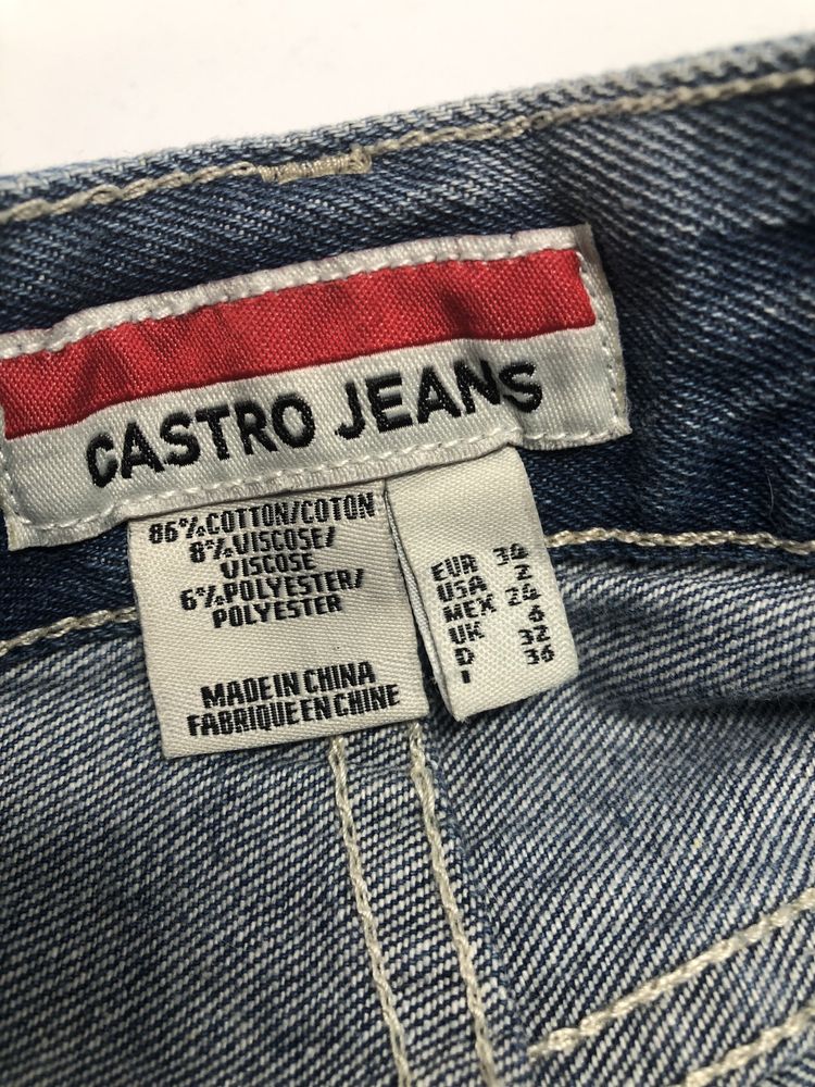 Spodenki jeansowe etno cekiny 34