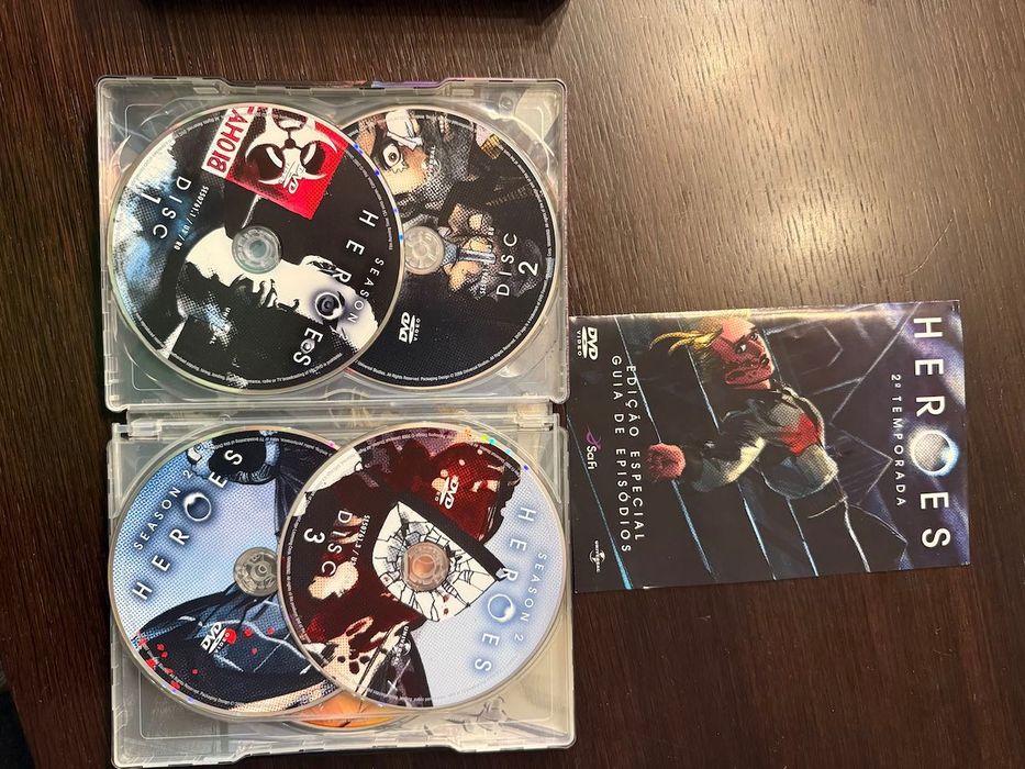 Héroes Temporada 1 e 2 DVDs