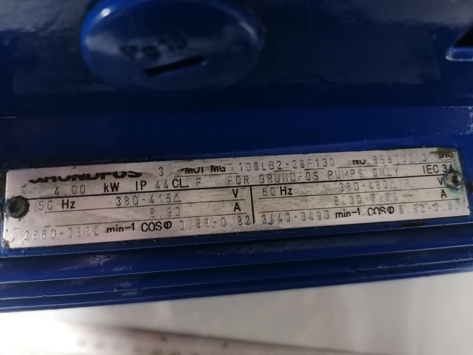 Silnik elektryczny 4 Kw Grundfos Polecam