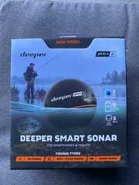 Echosonda wędkarska DEEPER PRO+ 2 oraz uchwyt.