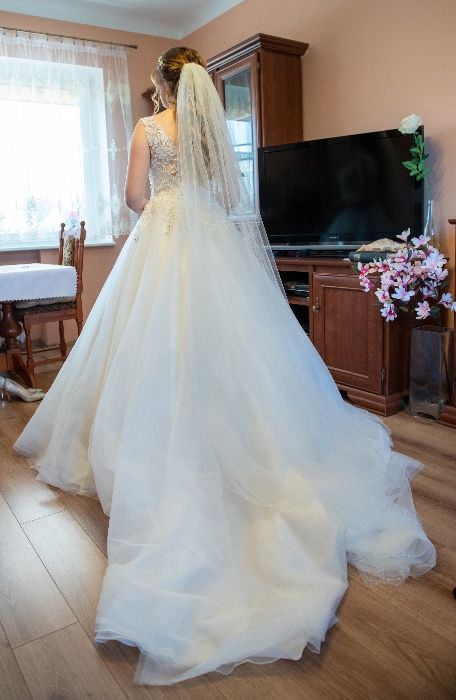 Suknia ślubna Maggie Sottero model Eden, księżniczka, glamour
