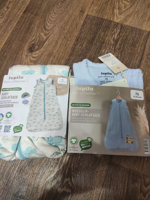 Дитячий спальний мішок, спальник, кокон від 0 до 6 міс (0,5-3 tog)