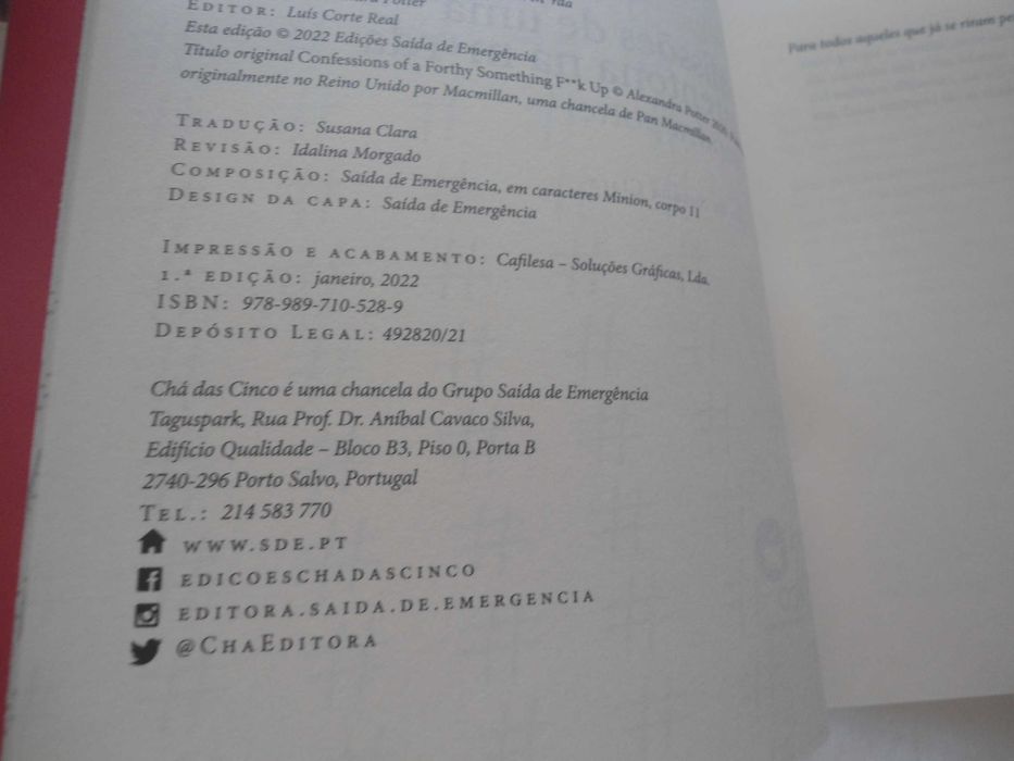 Confissões de uma quarentona na m*rda por Alexandra Potter