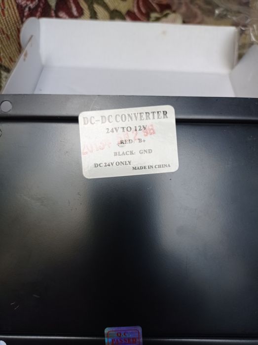 Авт.преобразователь 20А 24v-12v