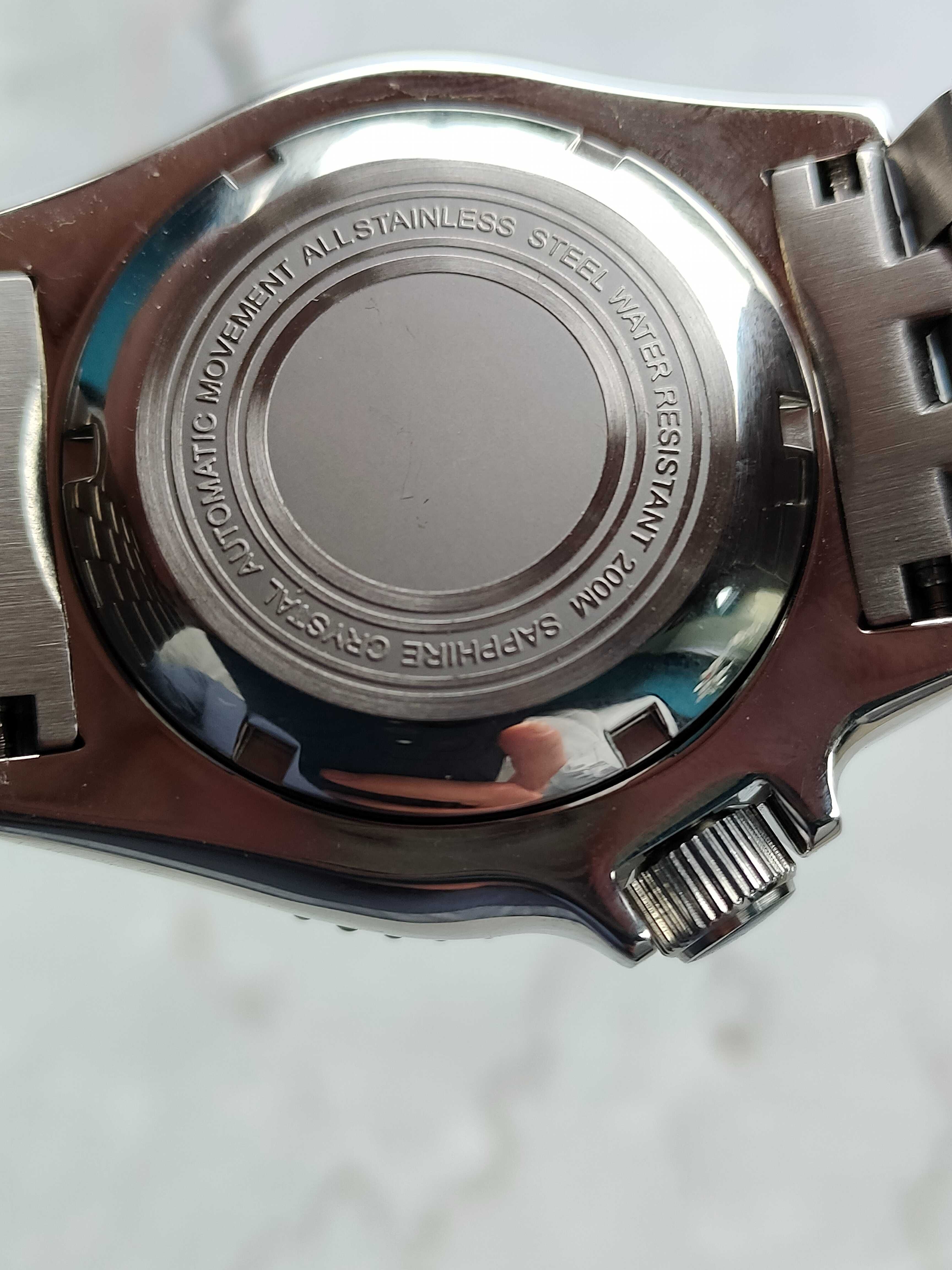 Seiko Custom Mod NH35 Seiko 5 Sports BATMAN Diver Automat Zegarek
