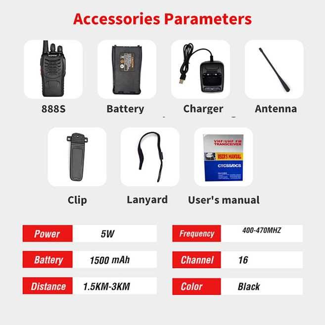 Kit 4 x Walkie Talkies - Intercomunicadores Rádio + Acessórios