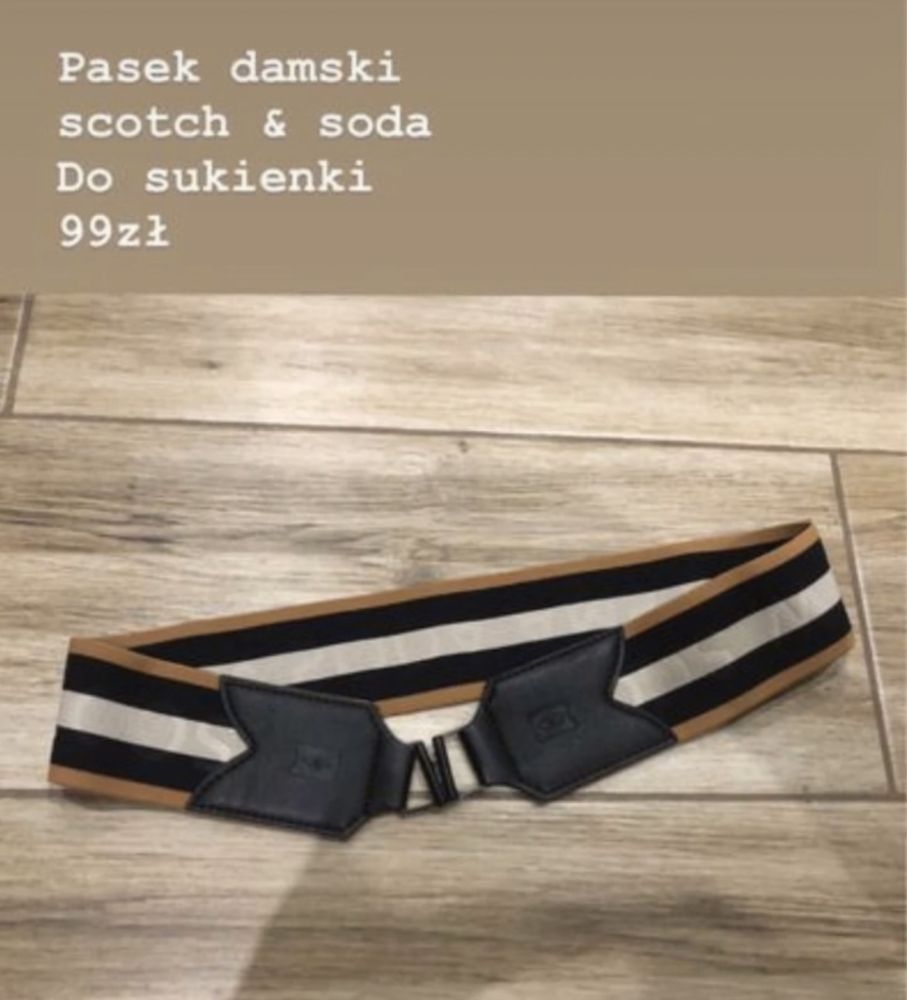 Pasek damski do sukienki Scotch & Soda