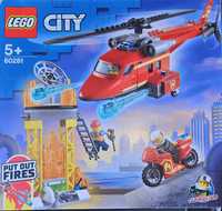 Lego City Helicóptero de Resgate dos Bombeiros