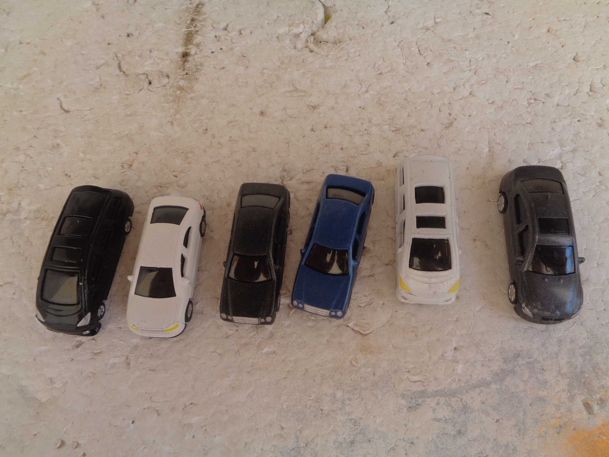 1:87 Lote de 6 carros para pista de comboio ou maquete